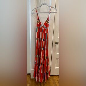 J Crew Striped Cotton Voile Maxi